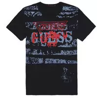 discount t-shirt guess hommes 2013 usa ss0029 noir